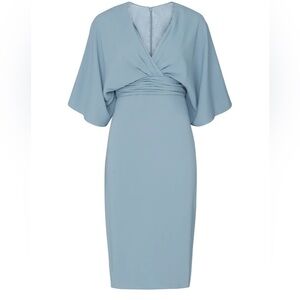 Theia Blue kimono sheath dress size 6